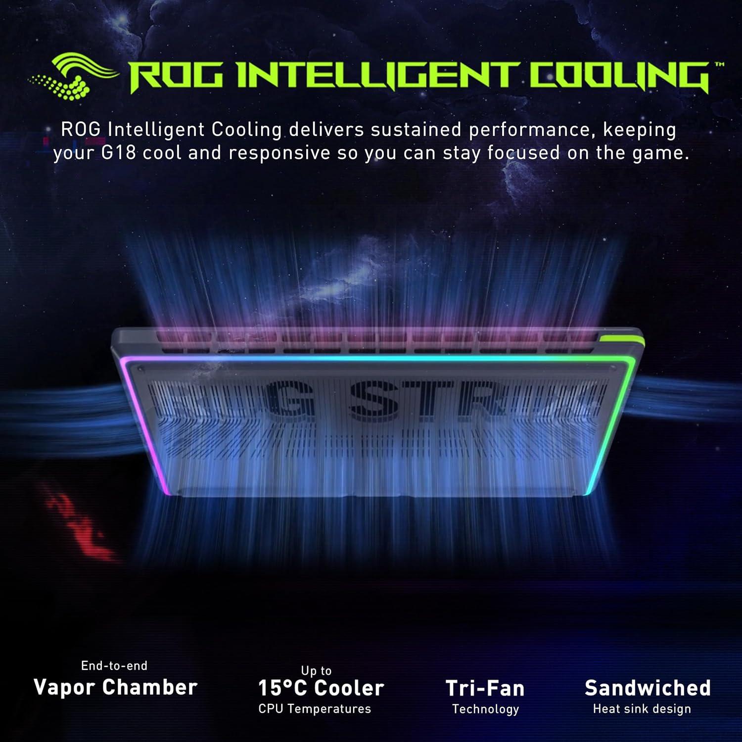 KI-Workstation ROG G18 - Rendering-Monster, Bottleneckfrei, TGP/TDP
