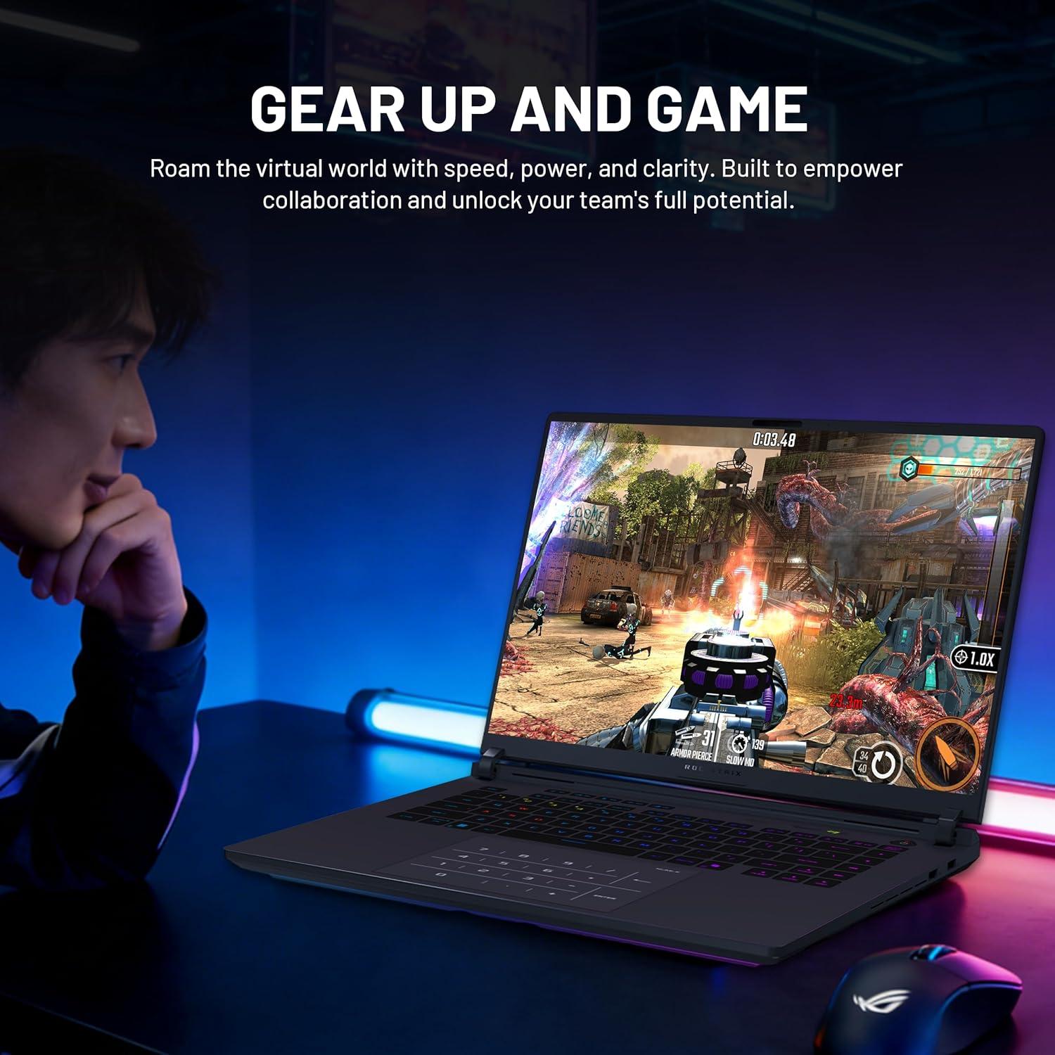 ASUS ROG Strix G16 - KI-Workstation, TGP/TDP-stark, stoppt Engpass