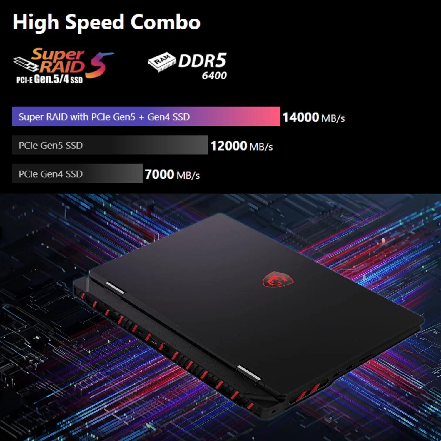 MSI Raider 18 HX - KI-Workstation: Karriere, Engpassfrei, hohes TGP